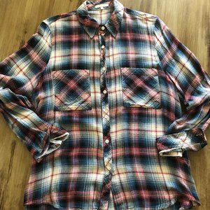 LaJu Buttondown Plaid Shirt